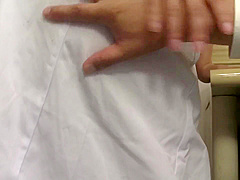 04B2223-Blowjob of a mature nurse who was sexually harassed by a patient who came to the examination