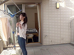 05K1923-Perverted Step mother masturbates with a clothesline after an aphrodisiac works