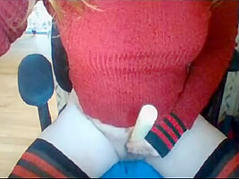 1 24yo dildo riding