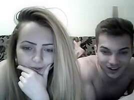 18 teen 18+ Couple tease on cam