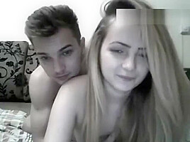 18 teen 18+ Couple tease on cam
