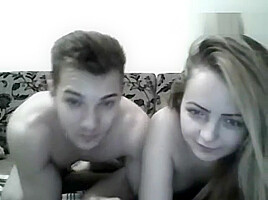 18 teen 18+ Couple tease on cam
