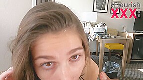 19 yo Rossella Skye Raspberry Fetish POV Creampie