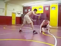2 Hot Lads Rassling In The Gym