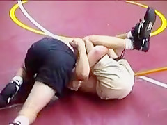 2 Hot Lads Rassling In The Gym