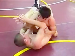 2 Hot Lads Rassling In The Gym