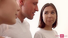 4k - Two Bisexual Teens 18+ Share A Hard Dick With Thea Lun And Tea Mint