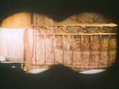 80's Porn Film, Sexy Blonde Sucks White Cock