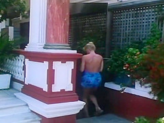 80's Porn Film, Sexy Blonde Sucks White Cock