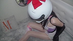A Beauty In Shining Stockings