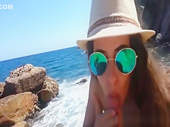 A Blowjob at the Beach