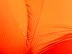 A Brunette In An Orange Leotard Had Her Ass Filled With Cum