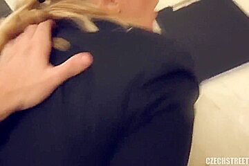 A Real Estate Agent Reluctantly Had A Sex With A Fucking Customer To Make A Contract In