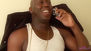 A Surprise Visit From His Ebony Girlfriend Ends With His Bbc Stretching Her Out Relentlessly