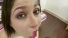 A beautiful brunette'm buggered by a French agent