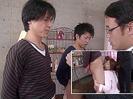 A nice blowbang with hot Japanese babes by Blowjob Fantasies from Japan
