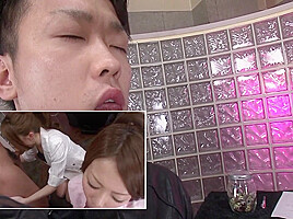 A nice blowbang with hot Japanese babes by Blowjob Fantasies from Japan