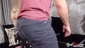 AGEDLOVE Alex fingers and licks wet pussy of Wendy