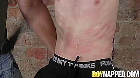 Aaron Aurora is bound and whipped by mature Sebastian Kane