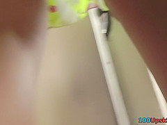 Accidental upskirt shot show amazing skinny bum