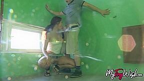 Adorable teen 18+ anally creampied after intense sex with her BF