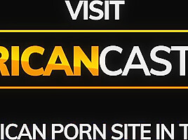 African Casting - Tall Nubian Beauty Likes Big White Cock In Her Pussy