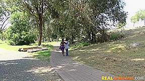 African Couple Busted Outdoors In Public Park!!!