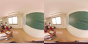 Ai Hoshina in Ai Hoshino Teasing Teacher Leads to Classroom Creampie 1 - WAAPVR