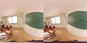 Ai Hoshina in Ai Hoshino Teasing Teacher Leads to Classroom Creampie 1 - WAAPVR