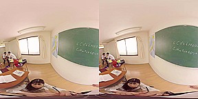 Ai Hoshina in Ai Hoshino Teasing Teacher Leads to Classroom Creampie 1 - WAAPVR