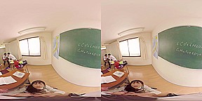 Ai Hoshina in Ai Hoshino Teasing Teacher Leads to Classroom Creampie 1 - WAAPVR