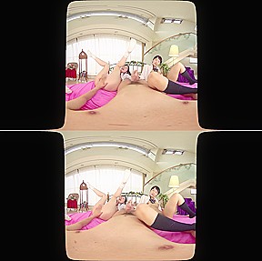 Ai Mukai & Minori Kotani in Ai Mukai and Minori Kotani Nonstop Blowjob - V1VR