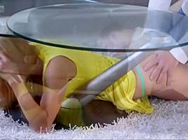 Alexis Fawx Stuck Under A Table