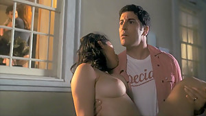 Ali Cobrin topless in 'American Reunion'