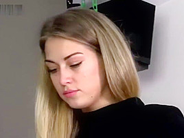 Alisa crushing roaches under her black sexy high heels