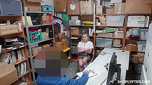 Alyssa Cole - Security Guy Fucking Young Blonde From Behind In The Back Office