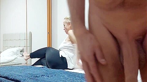 Amateur Blonde Mature Wife Enjoys Sex Games In Bed