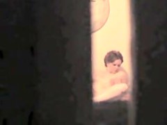 Amateur brunette milf on the masturbation scenes