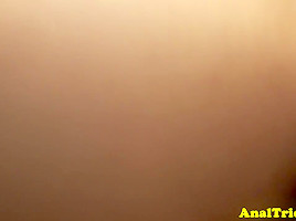 Amateur girlfriend loves bum fucking