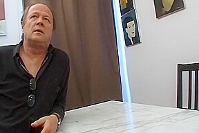 Amatrice francaise Step son premier fist