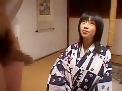 Amazing Japanese chick Sasa Handa in Hottest Handjobs, Lingerie JAV movie