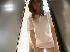 Amazing Japanese whore Junko Hayama in Best Fingering, Changing Room JAV video