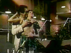 Amazing black retro clip with Nina DePonca and Paul Thomas