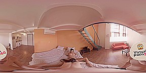 Amber Nevada & Julia Roca in Hot Roommates Enjoy Their Great Sex - VirtualPorn360