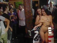 American slut tourist disgraces herself
