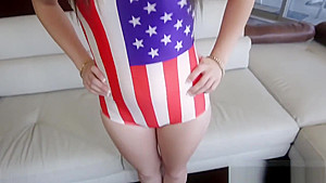 American teen 18+ facialized