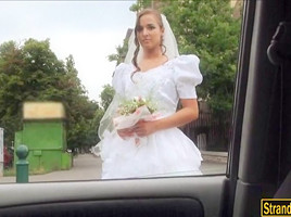Amirah Adara stuffed by stranger at the backseat of the car