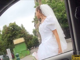 Amirah Adara stuffed by stranger at the backseat of the car