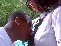 An Attractive Asian Girl With Glasses Is Horny And Hardcore Fucked By A Big Cock