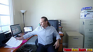Anal Fucked By Her Boss Who Teaches Ass Fuc - Shyla Ryder